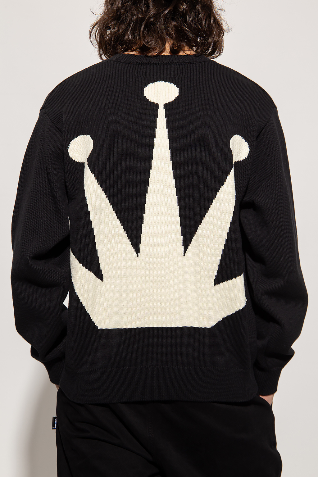 Palace Ps Open Doors T-shirt - Leste - 'Crown' embroidered sweater